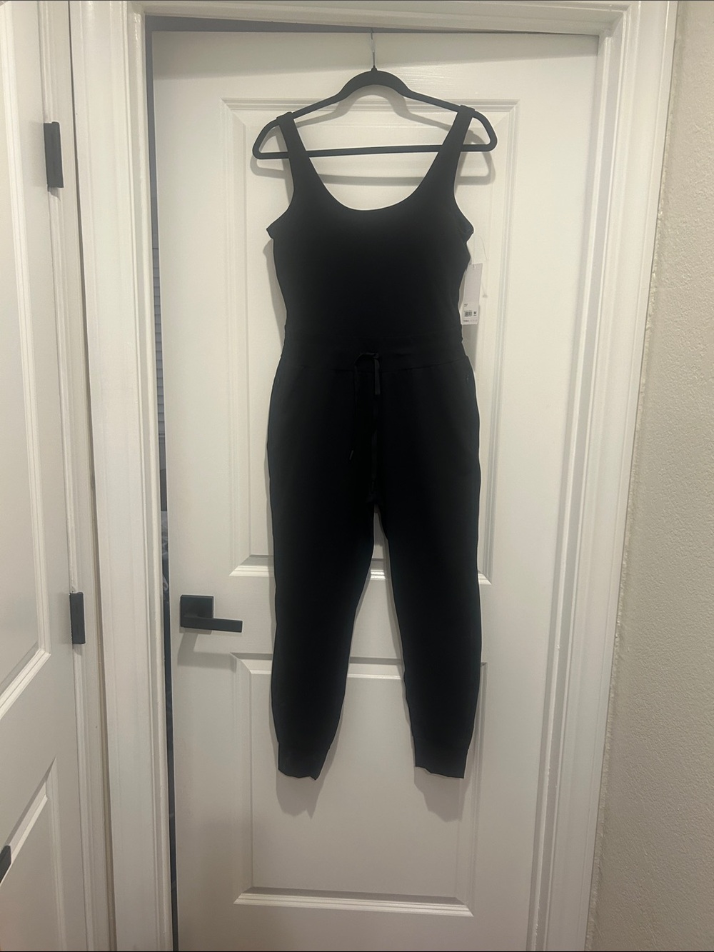 Yogalicious Black Sleeveless Jumpsuit